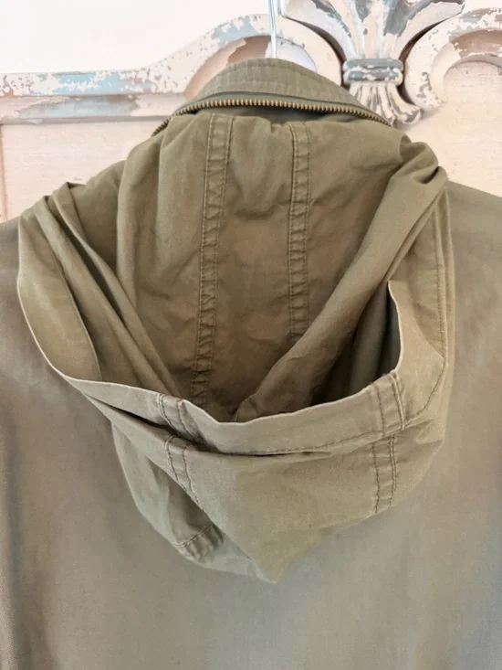 Ralph Lauren S Olive Green Military-Style Jacket with R.L. Patch - Picture 8 of 8